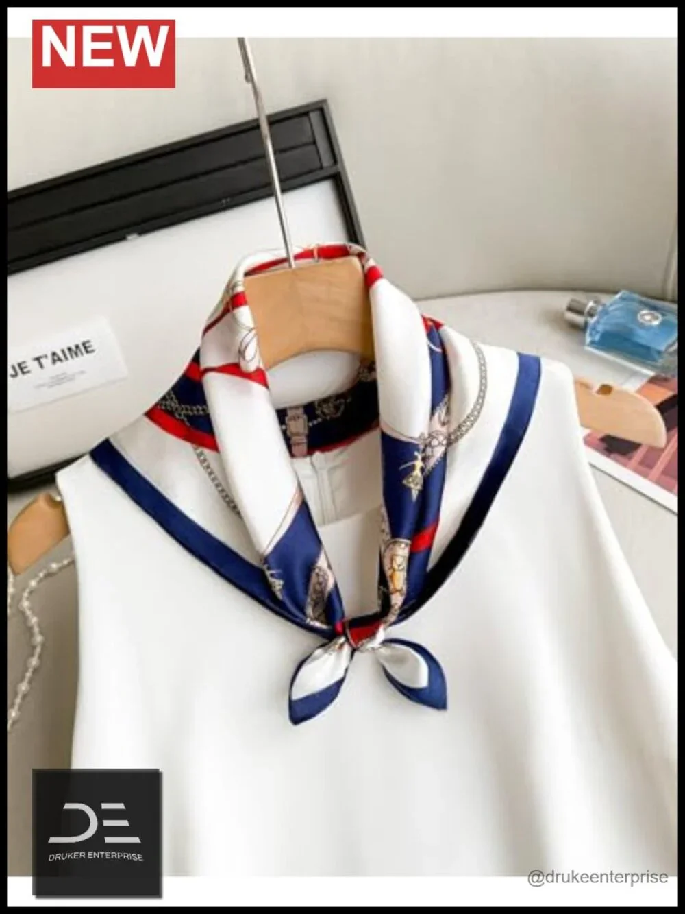 100% Mulberry Silk Lightweight Small Square Neck Scarf Headscarf Neckerchief
